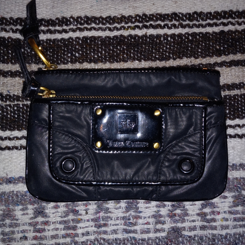 Black juicy couture coin purse